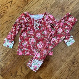 Sweet Honey Pajama Set size 3T